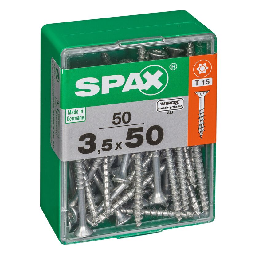 Universalschrauben T-Star plus T15 Stahl 3,5 x 50 mm 50 Stück