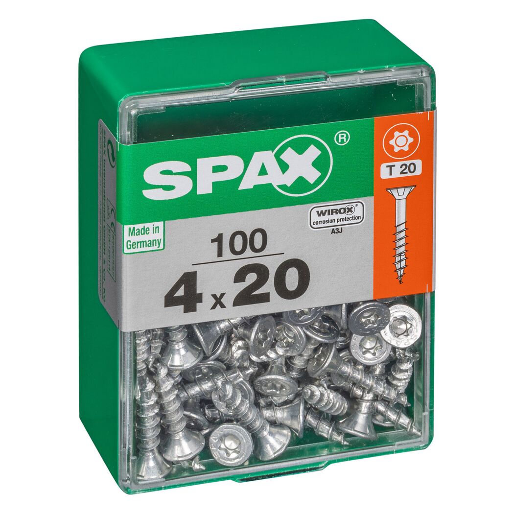 Universalschrauben T-Star plus T20 Stahl 4,0 x 20 mm 100 Stück
