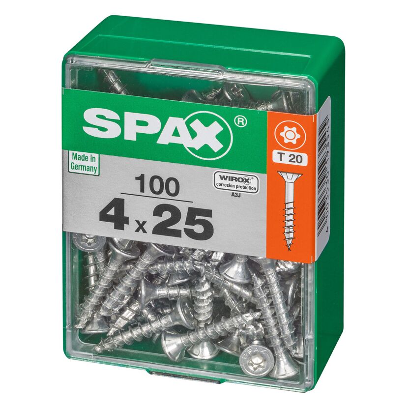 Senkkopfschrauben T-Star Ø 4 mm 25 mm 100 Stück