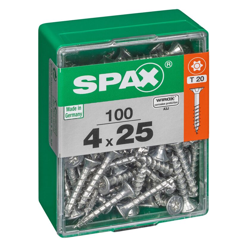 Senkkopfschrauben T-Star Ø 4 mm 25 mm 100 Stück