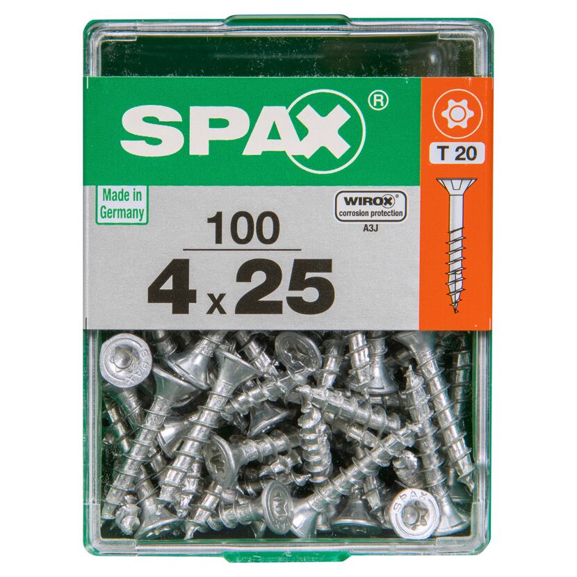 Senkkopfschrauben T-Star Ø 4 mm 25 mm 100 Stück