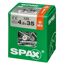 Universalschraube T-Star plus T20 Stahl 125 Stück 4,5 x 35 mm