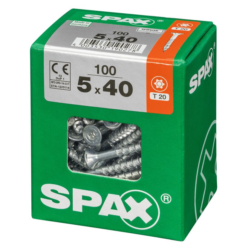 Senkkopfschrauben T-Star Ø 5 x 40 mm 100 Stück