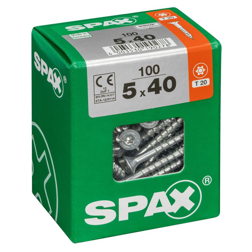 Senkkopfschrauben T-Star Ø 5 x 40 mm 100 Stück