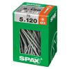 Universalschrauben T20 T-Star plus Edelstahl verzinkt 5,0 x 120 mm 75 Stück