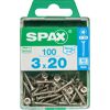 Holzschrauben T10 T-Star plus Edelstahl A2 3,0 x 20 mm 100 Stück