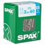 Senkkopfschrauben T-Star plus T15 Edelstahl Ø 3,5 x 40 mm 150 Stück