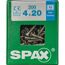 Holzschrauben T20 T-Star plus Edelstahl A2 4,0 x 20 mm 200 Stück