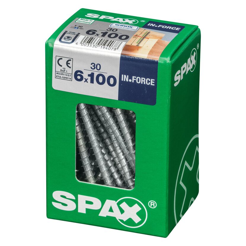 Zylinderkopfschrauben 'In.Force' Stahl Wirox Ø 6 x 100 mm 30 Stück