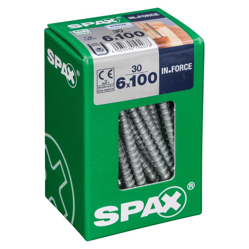 Zylinderkopfschrauben 'In.Force' Stahl Wirox Ø 6 x 100 mm 30 Stück