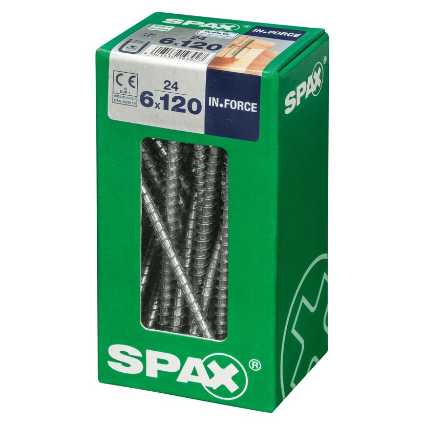 Zylinderkopfschrauben 'In.Force' Ø 6 x 120 mm 24 Stück