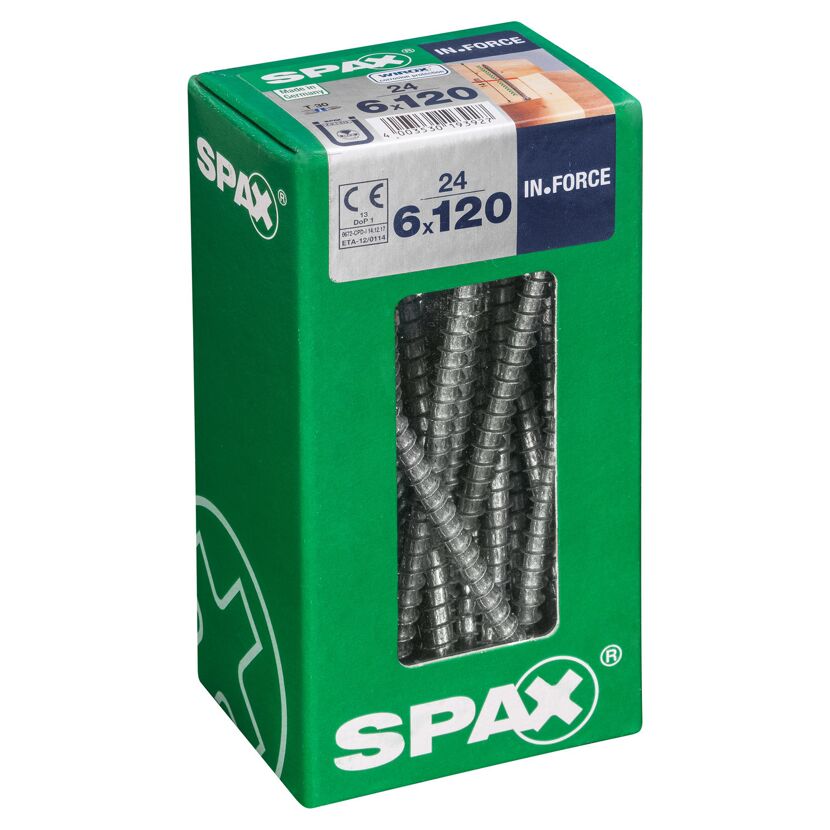 Zylinderkopfschrauben 'In.Force' Ø 6 x 120 mm 24 Stück
