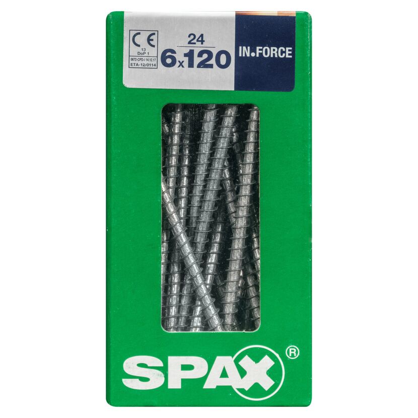 Zylinderkopfschrauben 'In.Force' Ø 6 x 120 mm 24 Stück