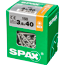 Linsensenkkopfschrauben T-Star plus T15 Stahl 3,5 x 40 mm 150 Stück