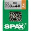 Linsensenkkopfschrauben T-Star plus T15 Stahl 3,5 x 40 mm 150 Stück