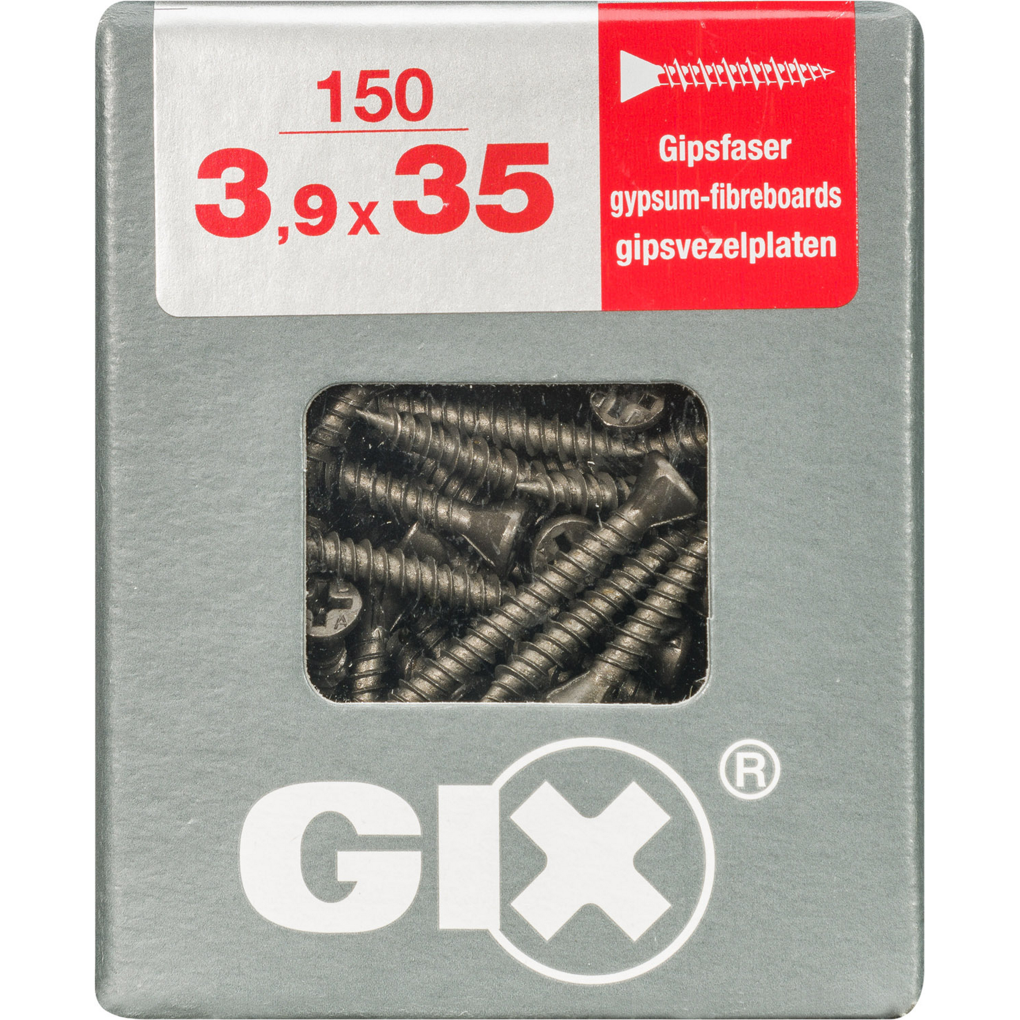 Trockenbauschraube 'Gix-C' PH2 Ø 3,9 x 35 mm 150 Stück + product picture
