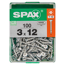 Universalschraube T-Star plus T10 Stahl 3,0 x 12 mm 100 Stück