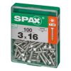 Universalschraube T-Star plus T10 Stahl 3,0 x 16 mm 100 Stück