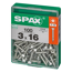 Universalschraube T-Star plus T10 Stahl 3,0 x 16 mm 100 Stück