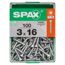 Universalschraube T-Star plus T10 Stahl 3,0 x 16 mm 100 Stück