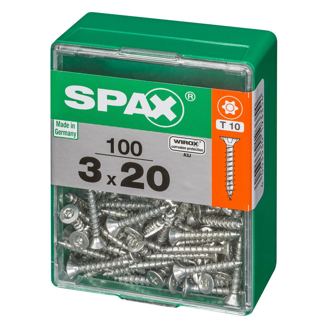 Universalschrauben T-Star plus T10 Stahl 3,0 x 20 mm 100 Stück