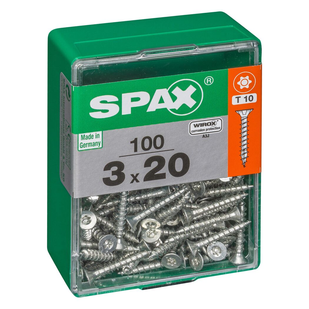 Universalschrauben T-Star plus T10 Stahl 3,0 x 20 mm 100 Stück