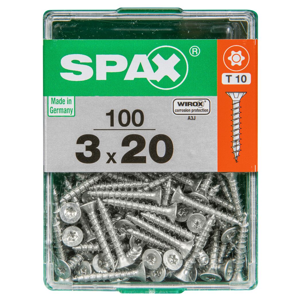 Universalschrauben T-Star plus T10 Stahl 3,0 x 20 mm 100 Stück