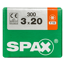 Universalschraube T-Star plus T10 Stahl 3,0 x 20 mm 300 Stück