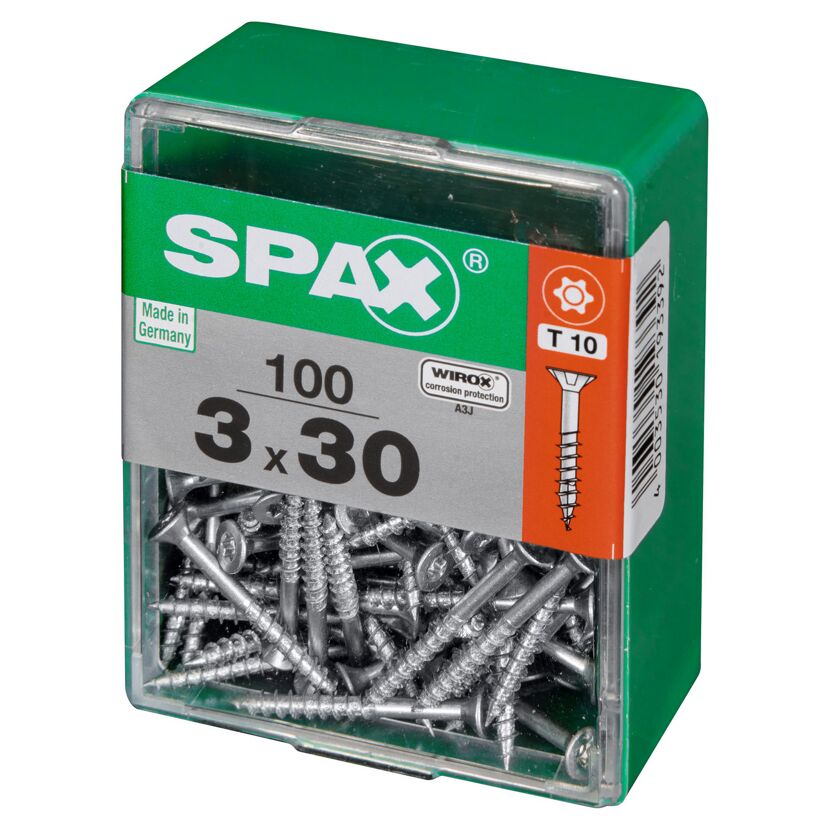 Universalschrauben T-Star plus T10 Stahl 3,0 x 30 mm 100 Stück