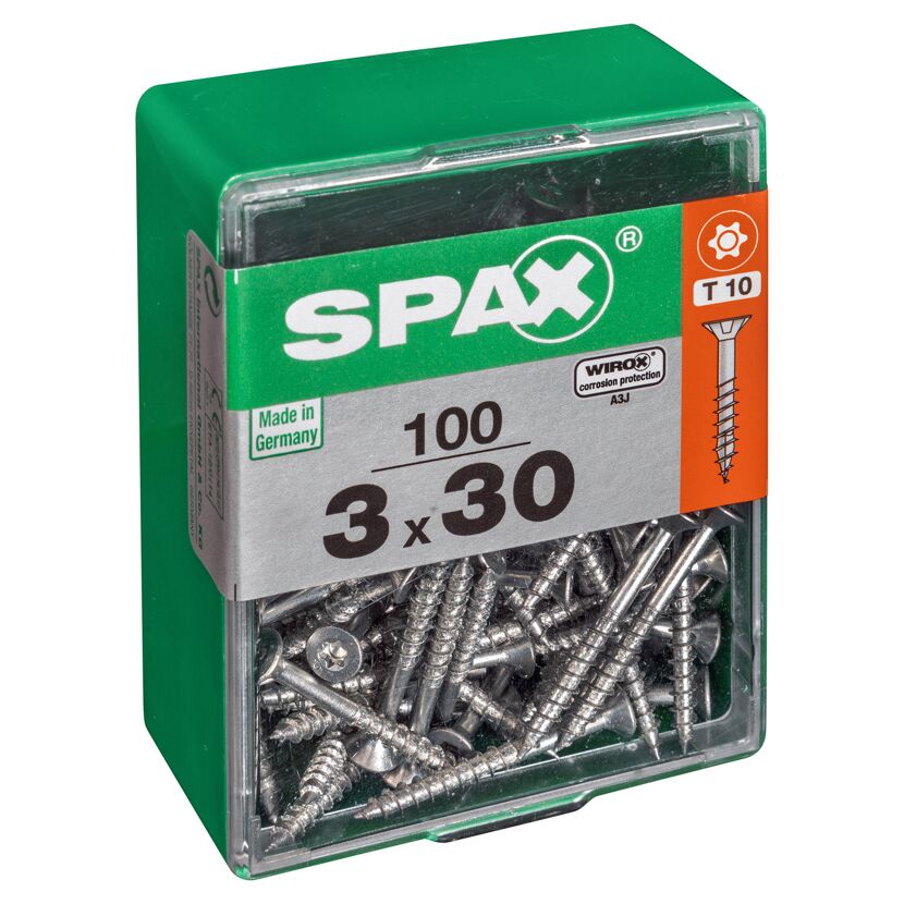 Universalschrauben T-Star plus T10 Stahl 3,0 x 30 mm 100 Stück