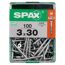 Universalschrauben T-Star plus T10 Stahl 3,0 x 30 mm 100 Stück