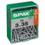 Universalschrauben T-Star plus T10 Stahl 3,0 x 35 mm 75 Stück