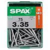 Universalschrauben T-Star plus T10 Stahl 3,0 x 35 mm 75 Stück