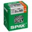 Universalschraube T-Star plus T15 Stahl 3,5 x 45 mm 100 Stück