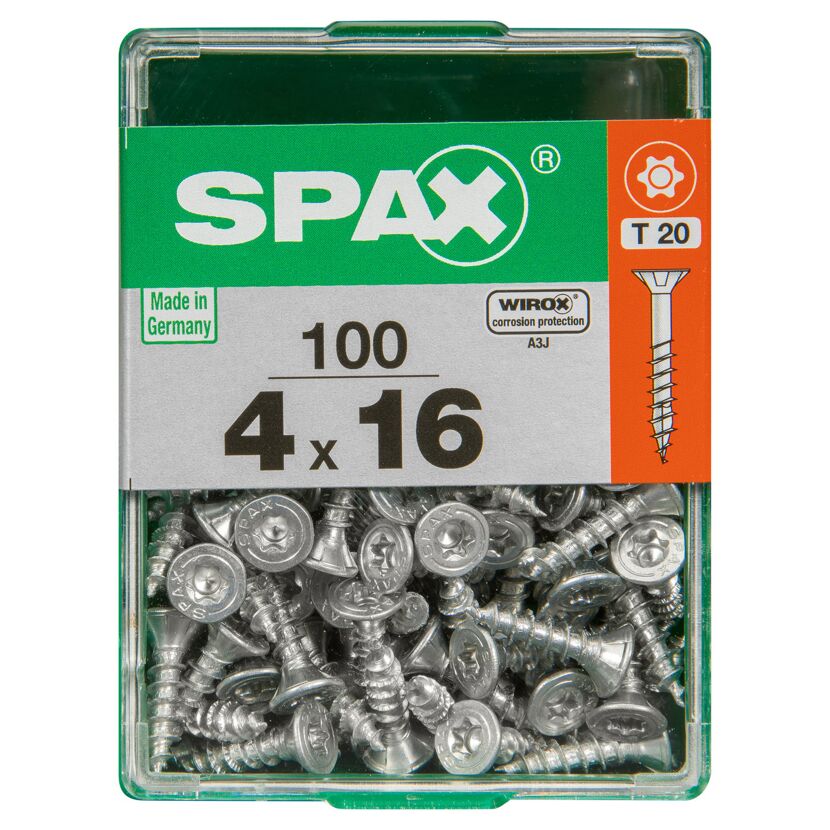 Universalschrauben T-Star plus T20 Stahl 4,0 x 16 mm 100 Stück