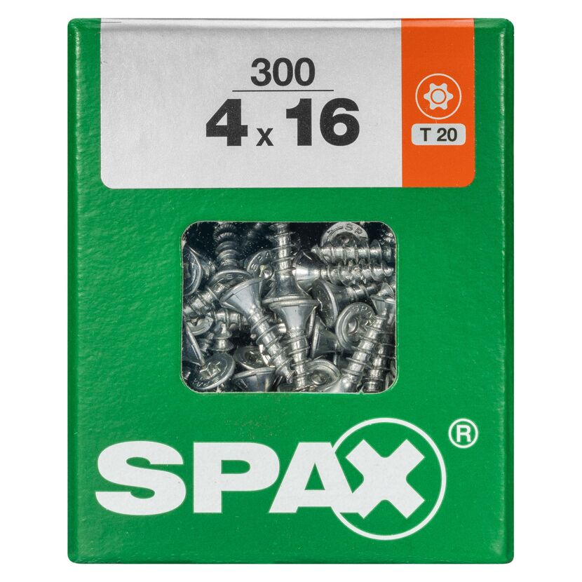 Universalschrauben T-Star plus T20 Stahl 4,0 x 16 mm 300 Stück