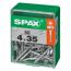 Universalschrauben T-Star plus T20 Stahl 4,0 x 35 mm 50 Stück