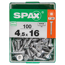 Spax Universalschrauben T-Star plus T20 Stahl 4,5 x 16 mm 100 Stück