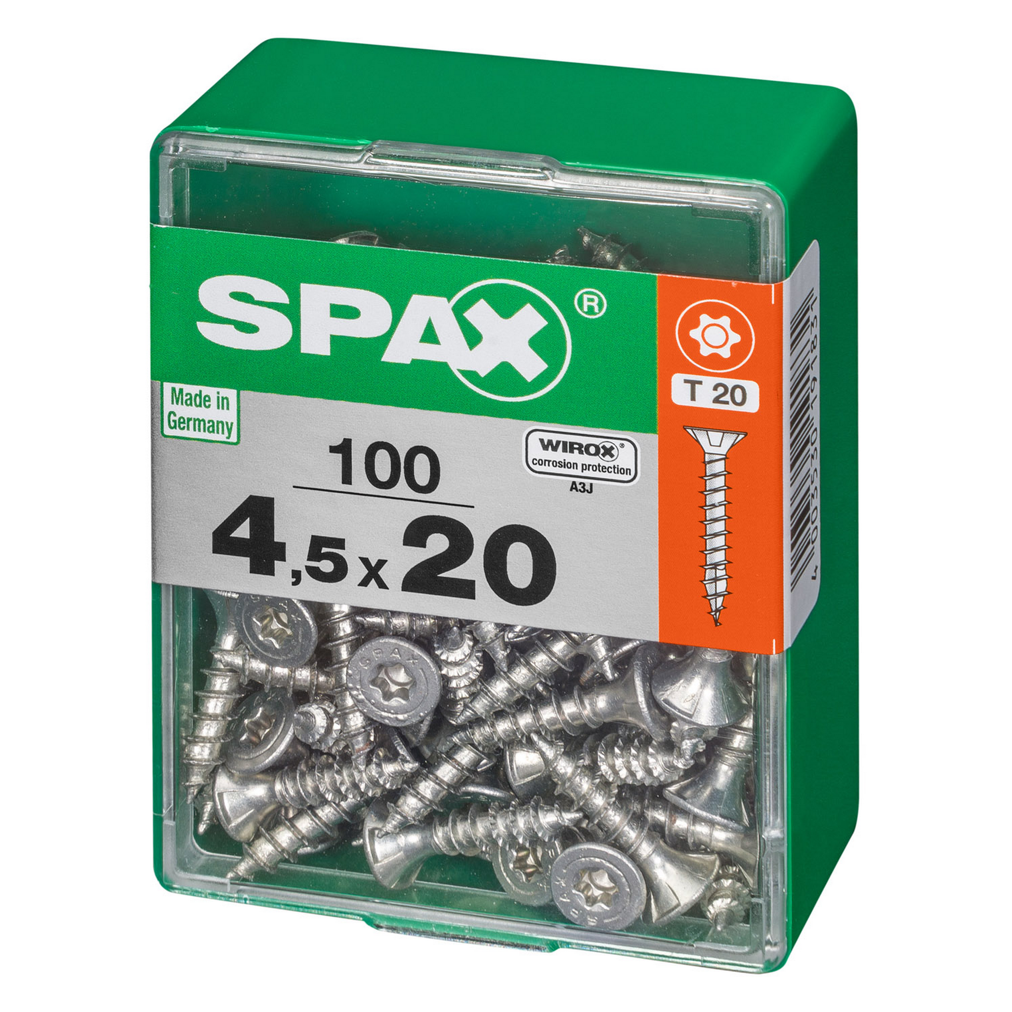 Spax Universalschrauben T-Star plus T20 Stahl 4,5 x 20 mm 100 Stück + product picture