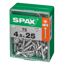 Spax Universalschrauben T-Star plus T20 Stahl 4,5 x 25 mm 75 Stück