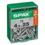 Spax Universalschrauben T-Star plus T20 Stahl 4,5 x 25 mm 75 Stück