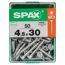 50 SPAX Schrauben 4,5 x 30 mm in einer Box