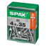 Spax Universalschrauben T-Star plus T20 Stahl 4,5 x 35 mm 40 Stück