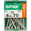 SPAX Schrauben 4,5 x 70 mm, 20 Stück