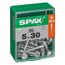 Universalschrauben T20 T-Star plus Edelstahl verzinkt 5,0 x 30 mm 50 Stück