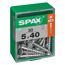 Universalschrauben T20 T-Star plus Edelstahl verzinkt 5,0 x 40 mm 30 Stück