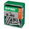 Universalschrauben T-Star plus T30 Stahl 6,0 x 40 mm 15 Stück