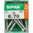 Universalschrauben T-Star plus T30 Stahl 6 x 70 mm 10 Stück