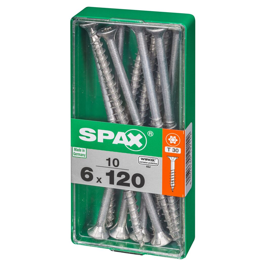Universalschrauben T-Star plus T30 Stahl 6,0 x 120 mm 10 Stück