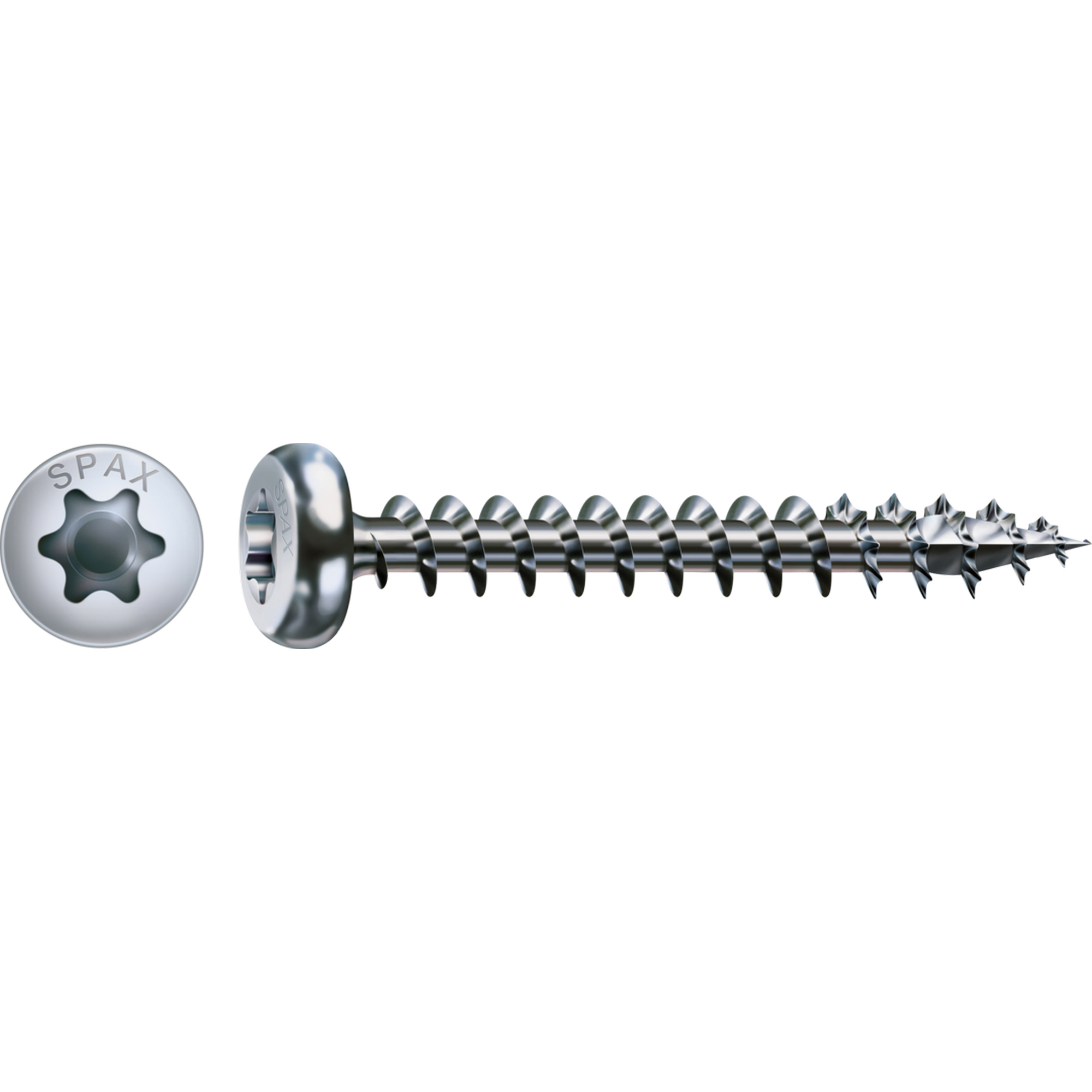 Universalschrauben Halbrundkopf T-Star plus T20 Stahl Ø 4,5 x 25 mm 80 Stück